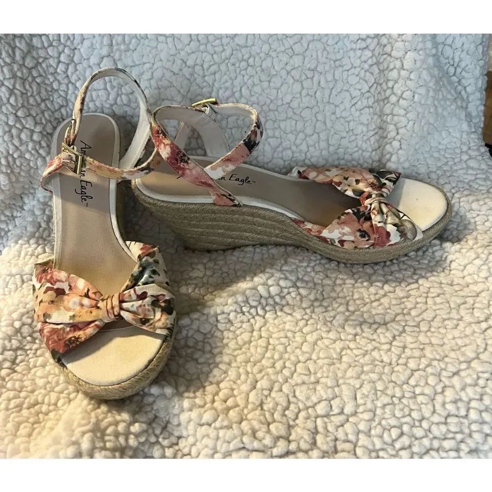 American Eagle Wedge Espadrilles
